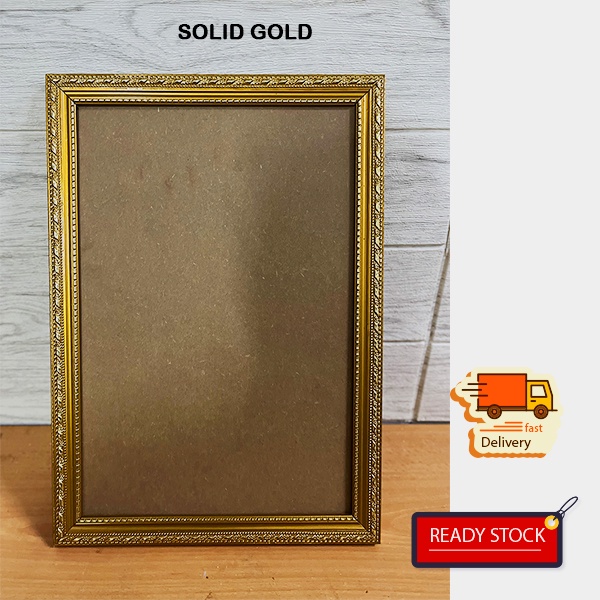 Gold / Emas A4 , A3, A2 FRAME GAMBAR, PHOTO FRAME, BINGKAI GAMBAR, FRAM