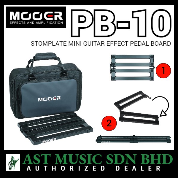 Pedalboard Mooer Pb-10 Para Mini Efectos C/ Softcase | Cuotas sin interés