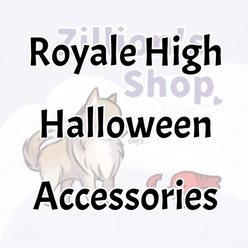Halloween Accessories (Royale High) Shopee Malaysia