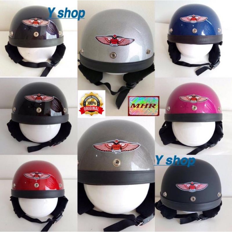 100% Original MHR III Steng Kura-Kura Half Cut Helmet Shopee
