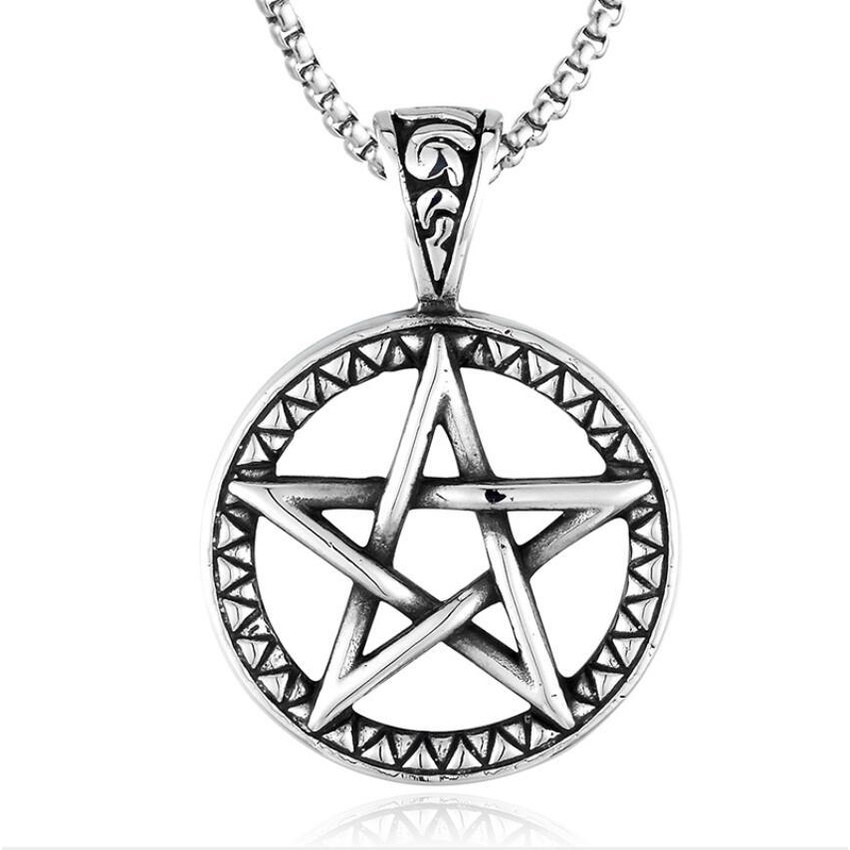 Five-pointed star ring fashion personality trend line net red single ...