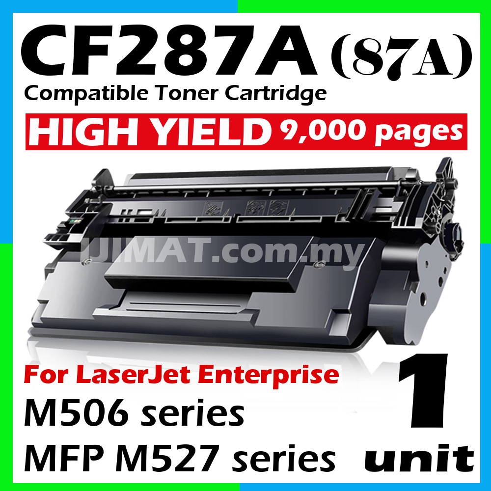 Toner Compatibile Duston CF287A (87A) – 2 Cartucce Nere Per HP LaserJet M501, M506, M527, Resa 9000 Pagine