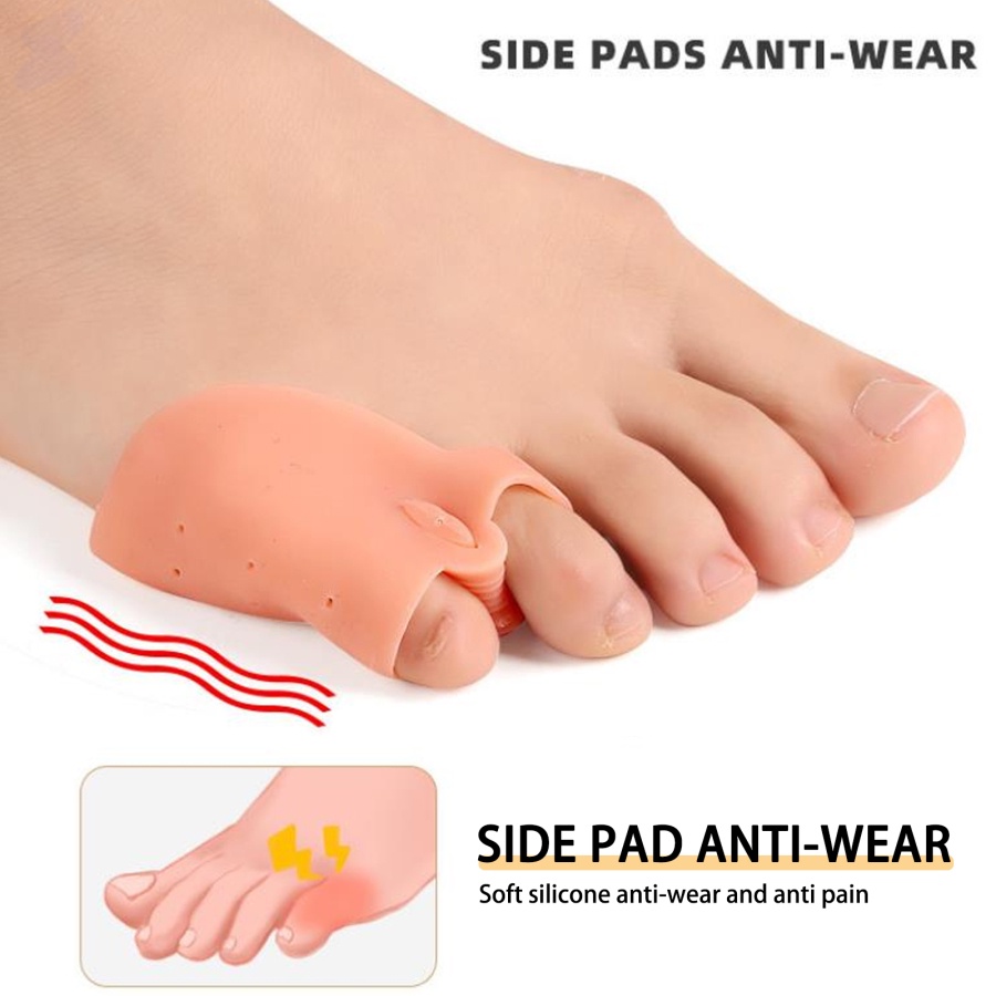 【DJ】 1Pair Little Toe Pinkie Foot Thumb For Daily Use Hallux Valgus ...