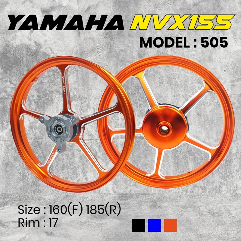 🔥MAGIC BOY CNC RIM FG505 NVX155 1.60/1.85-17🔥 | Shopee Malaysia