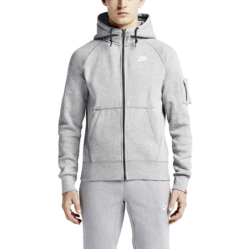 Nike aw77 fleece full zip clearance hoodie