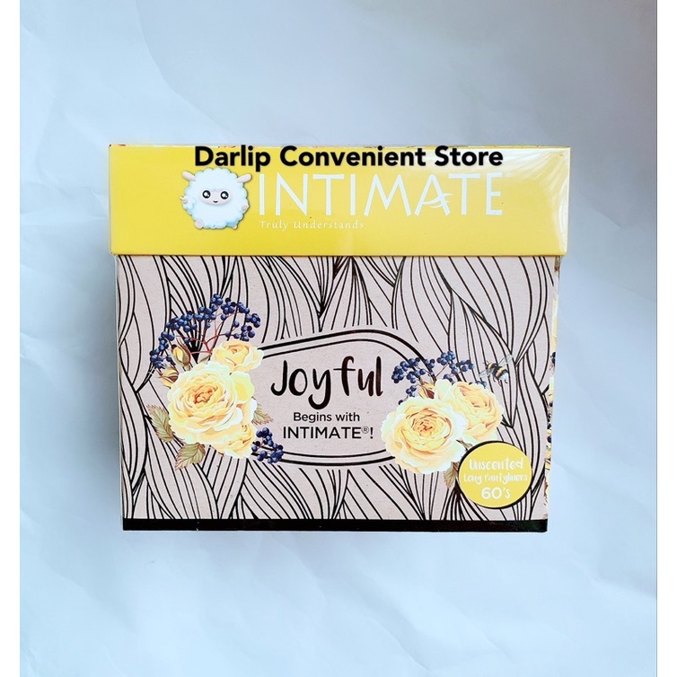 Intimate Regular Box Unscented Long Pantyliner 60’s | Shopee Malaysia