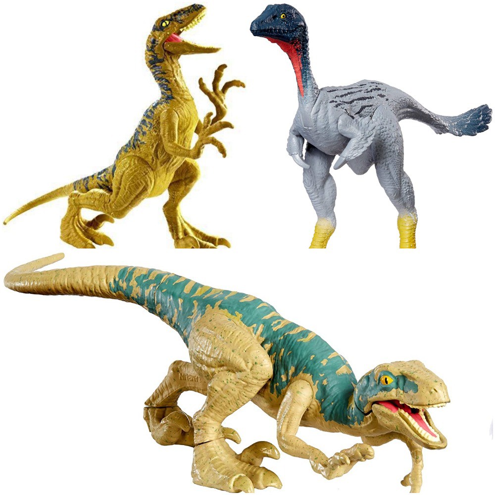 Jurassic World Attack Pack Dinosaur Figure - Velociraptor Delta