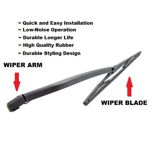 Perodua Kancil Rear Wiper Arm And Wiper Blade | Shopee Malaysia