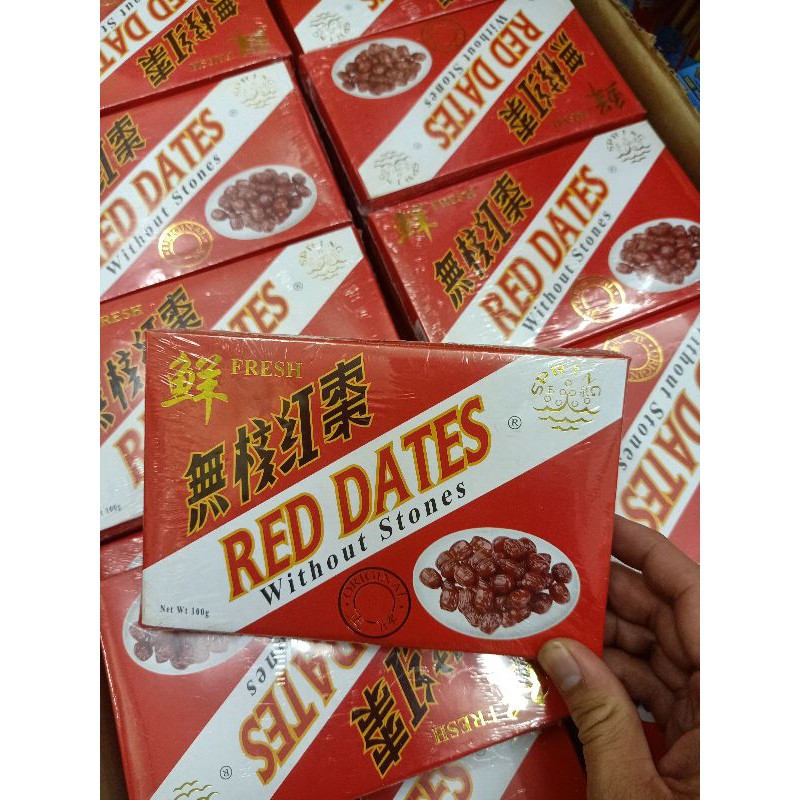 Spring Red Dates Without Stones 100g | Shopee Malaysia