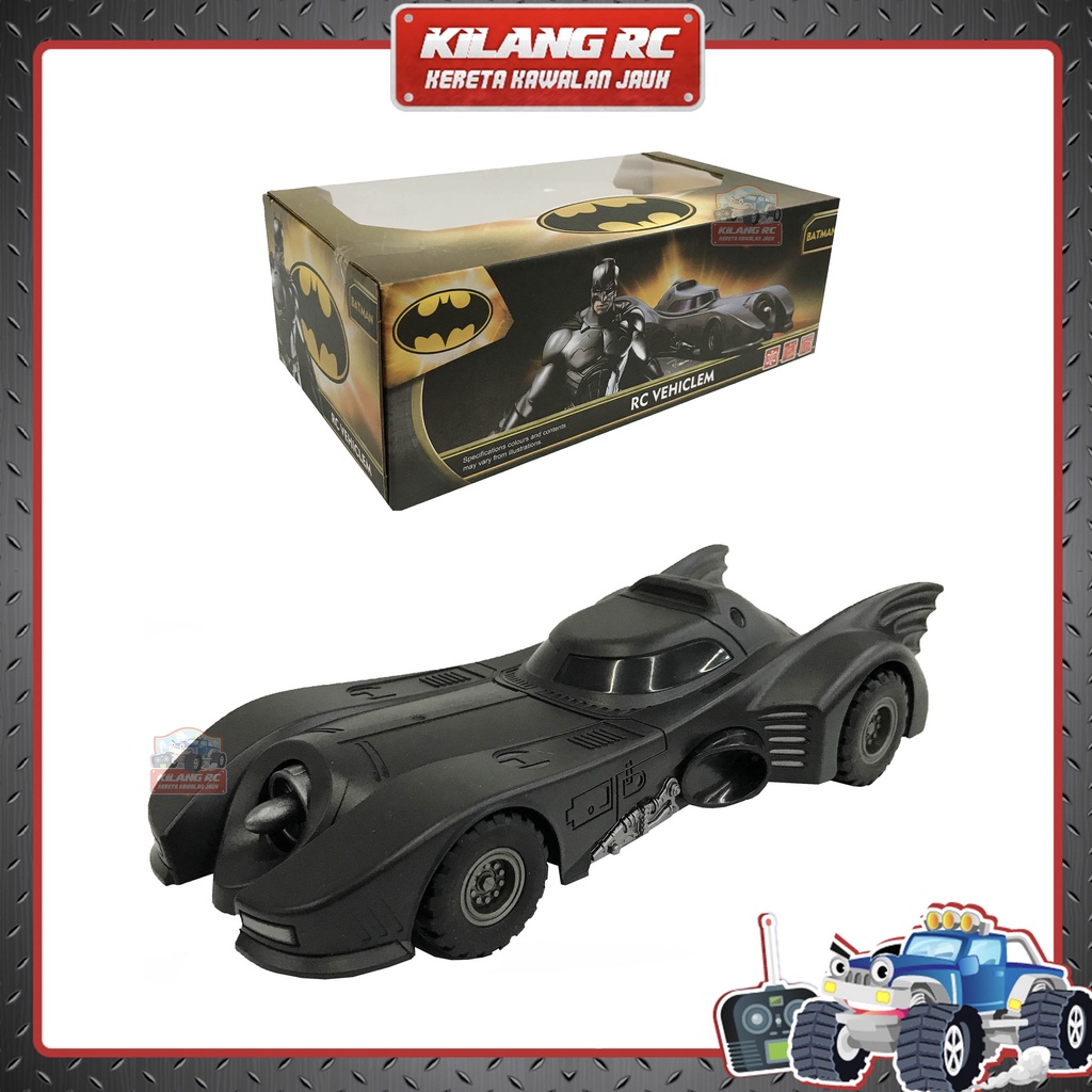 BATMAN Batmobile 1989 Batman DC Super Hero RC Car battery Operated ...