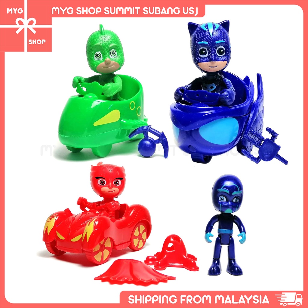 [OEM] PJ Masks 7 pcs Action Figure Anime Collectibles Cake Topper ...