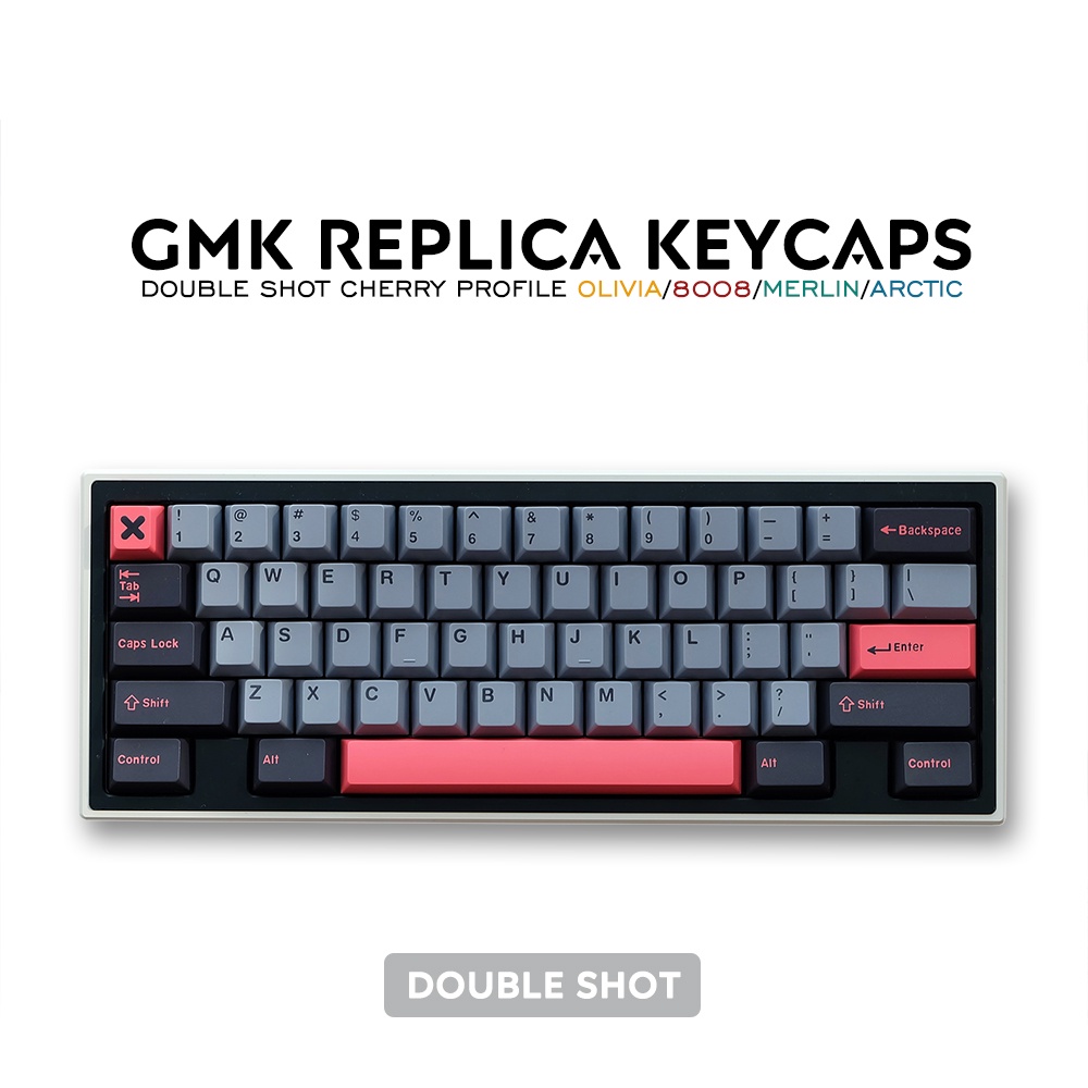 Keycap Keyboard Gaming Mekanik Tombol Olivia / 8008 / Merlin / Arctic ...