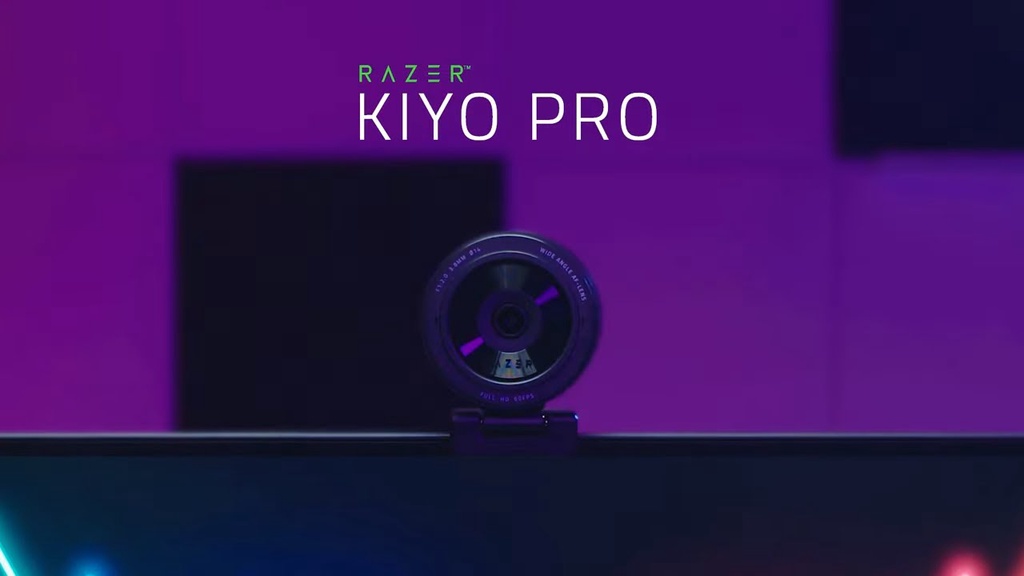 Razer Kiyo Pro Streaming Webcam: Full HD 1080p 60FPS - Adaptive Light  Sensor - HDR-Enabled - Wide-Angle Lens with Adjustable FOV - Works with