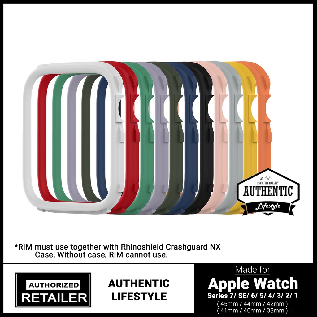 Rhinoshield RIM for Apple Watch Series 7/ SE / 6 / 5 / 4 / 3 / 2 / 1 ...