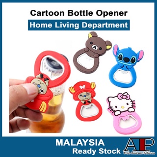 1pc Cartoon Magnetic Refrigerator Bottle Opener, Funny Home