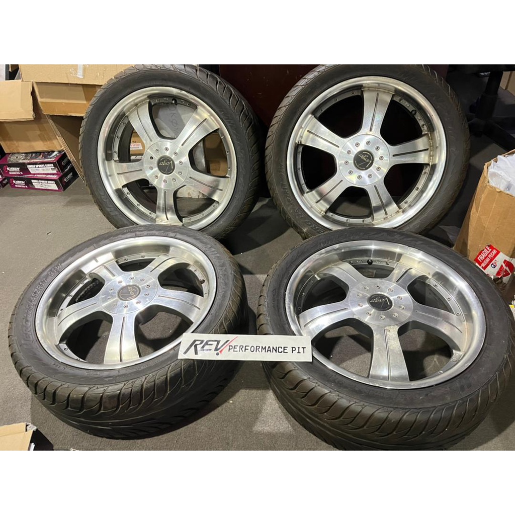 Second hand Wheel tire with rim 17x7 JJ 4pcs (self collect only ...