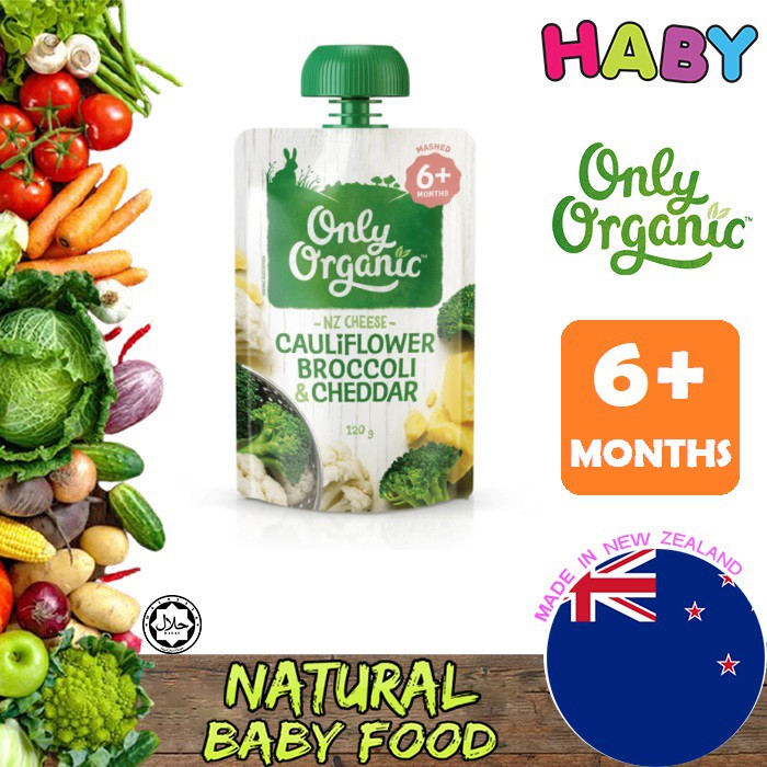 🎉MEGA SALE🎉Only Organic Puree Organic Baby Food Pouches Cauliflower