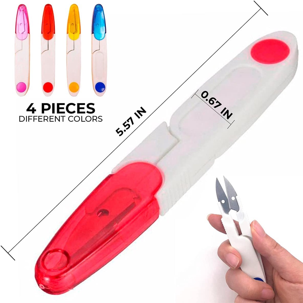 4 color Yarn Cutter Tailor Scissors Thread Cutter Pengunting Benang ...