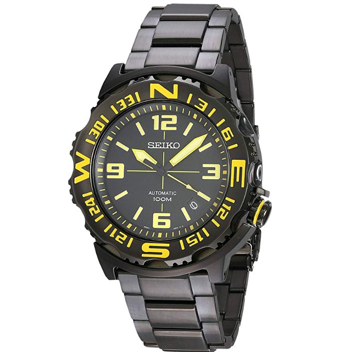 Seiko 2024 black yellow