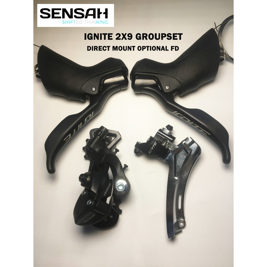 SENSAH IGNITE Road Bike Shifter 2x9 Speed Brake Lever Bicycle R7000 Tiagra Sora sensah empire pro sensah groupset Shopee Malaysia