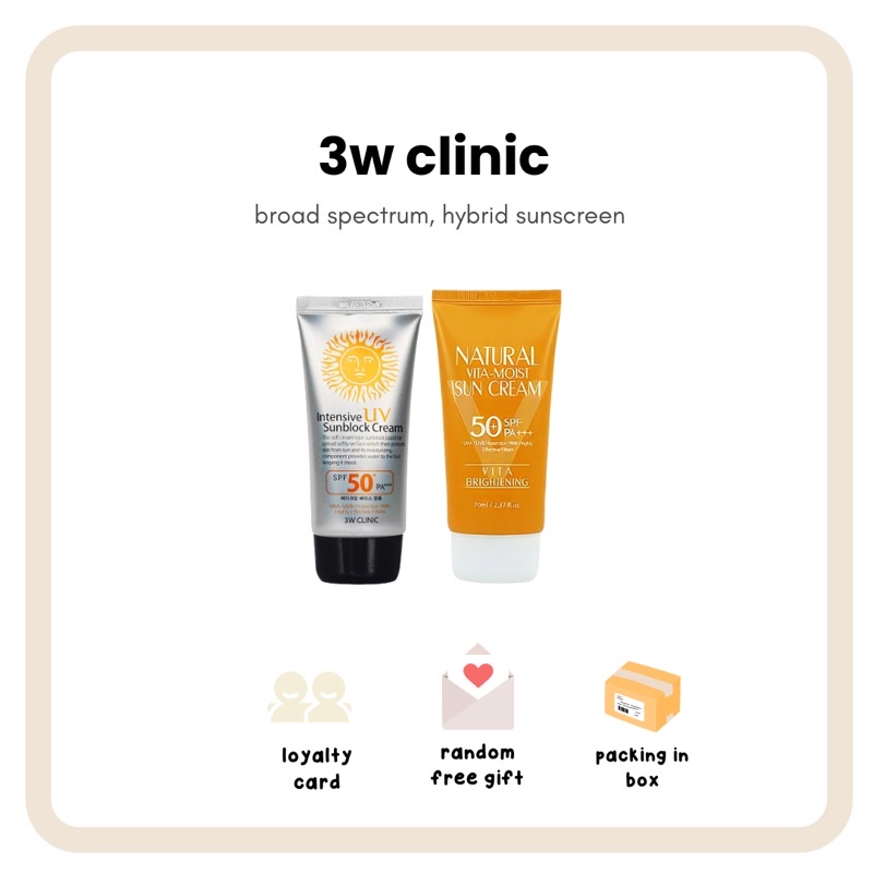 3w clinic deals sunscreen