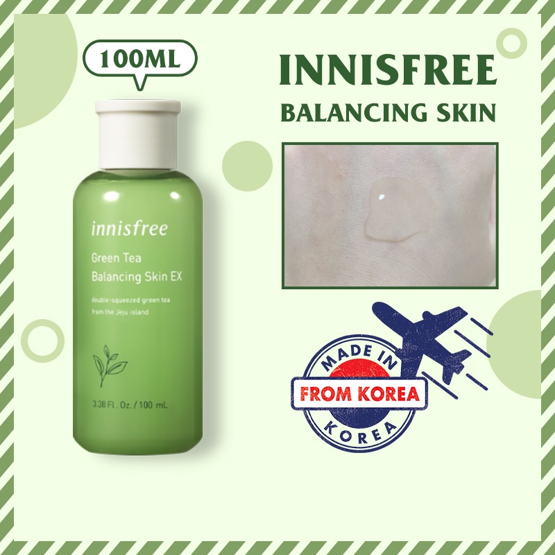 INNISFREE Green Tea Balancing Skin EX 100ml Shopee Malaysia