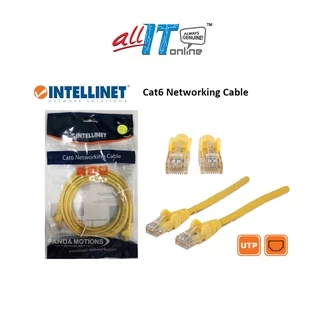 Intellinet Cat6 UTP Network Cable - Red/Yellow/Green/Black (5M)