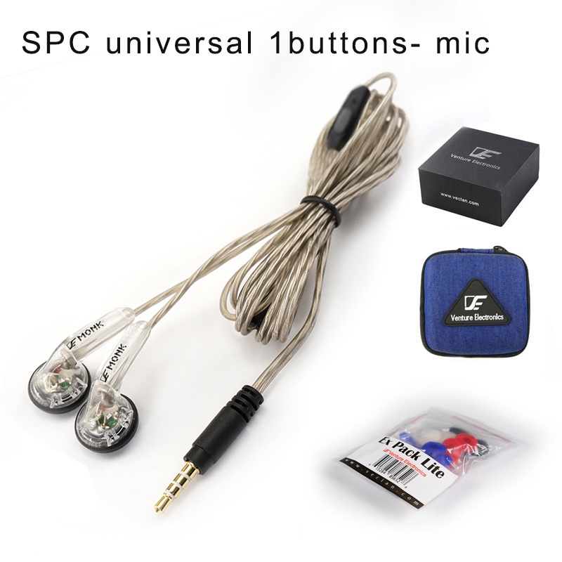 Venture Electronics VE Monk Plus SPC 3.5SE/2.5TRRS/4.4TRRRS Earbuds ...