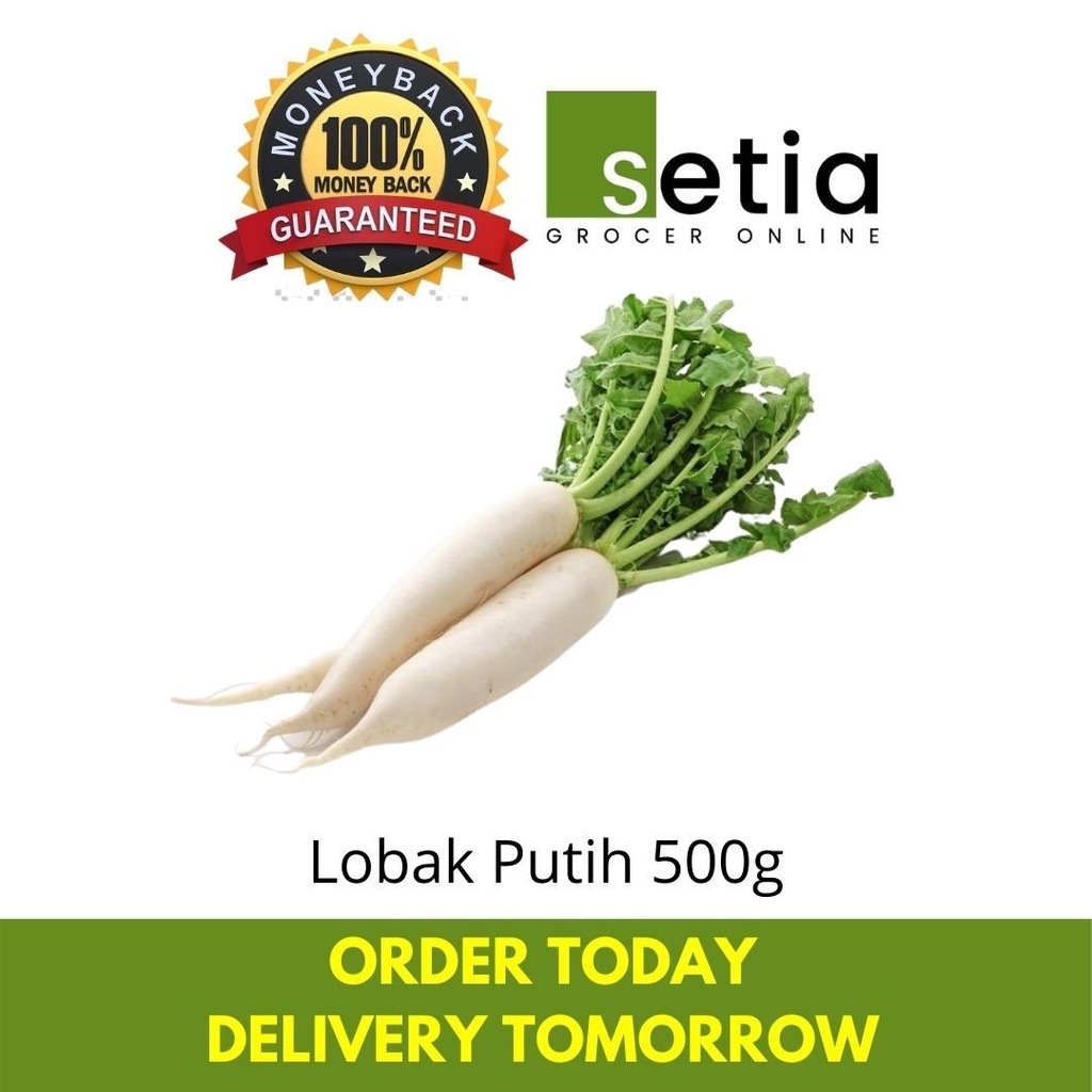 Lobak Putih White Radish 500g Shopee Malaysia