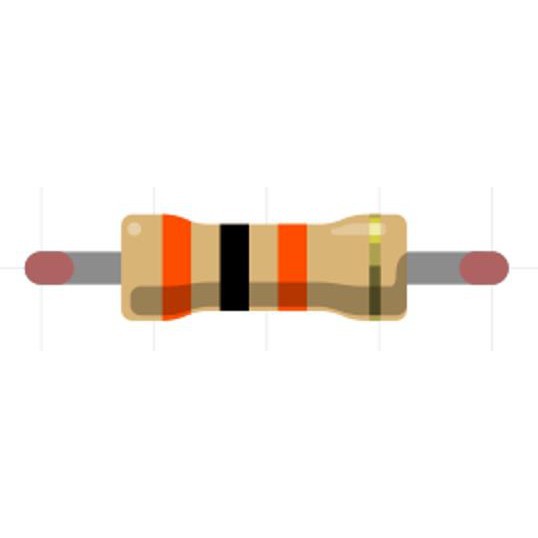 Perintang / Resistor 0.25W 5% (30K) [10pcs] - 30K Ohm