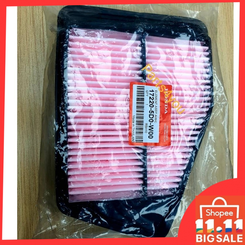 HONDA ACCORD T2A 2.0L 2014"2019" AIR CLEANER FILTER (172205D0W00