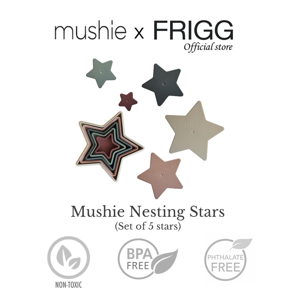 Mushie Nesting Stars Stacking & Boxing Educational Toy for 1 to 3 years ...