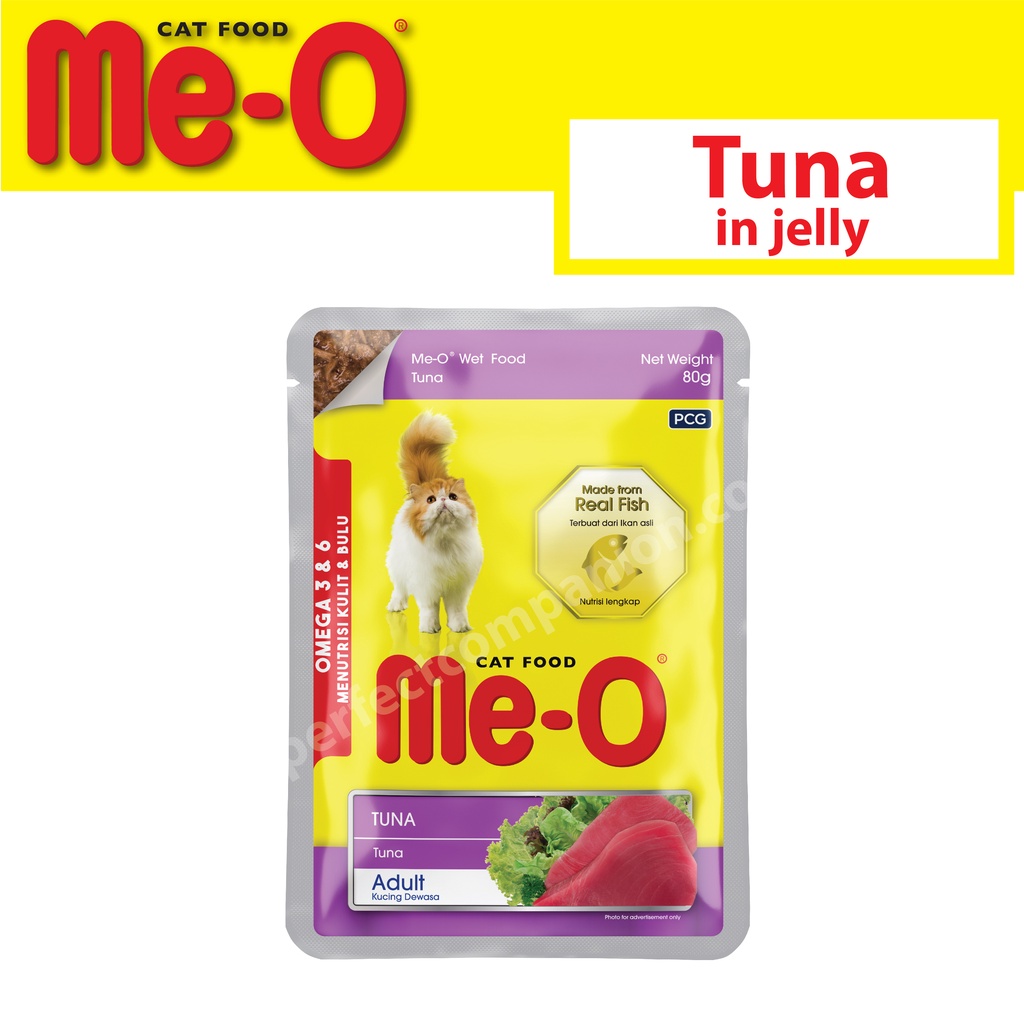 MeO Cat Pouch Tuna in Jelly (80g) Shopee Malaysia