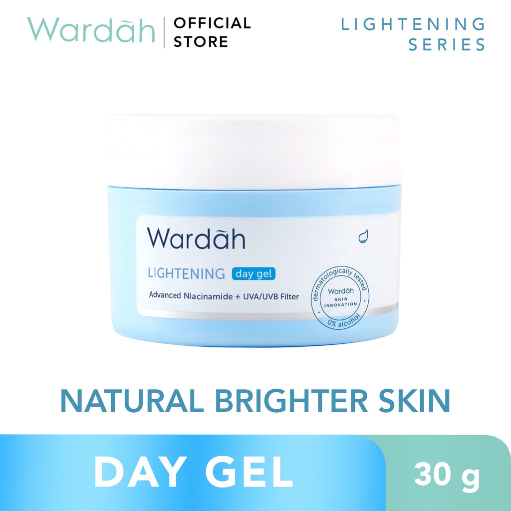 Wardah Lightening Day Gel Moisturizer - Oily-Combination Skin (30g ...