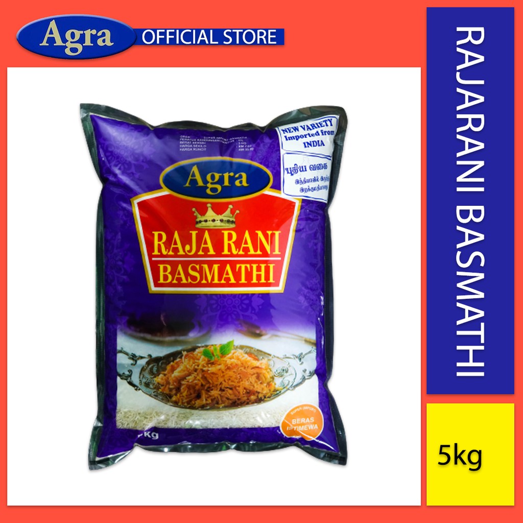 Agra Raja Rani Basmathi (5kg) | Shopee Malaysia