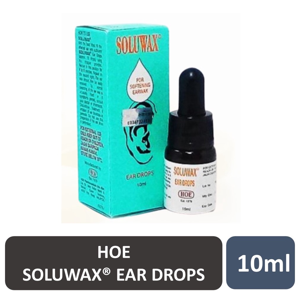 SOLUWAX Ear Drops 10ml [EXP SEP 2022] Shopee Malaysia