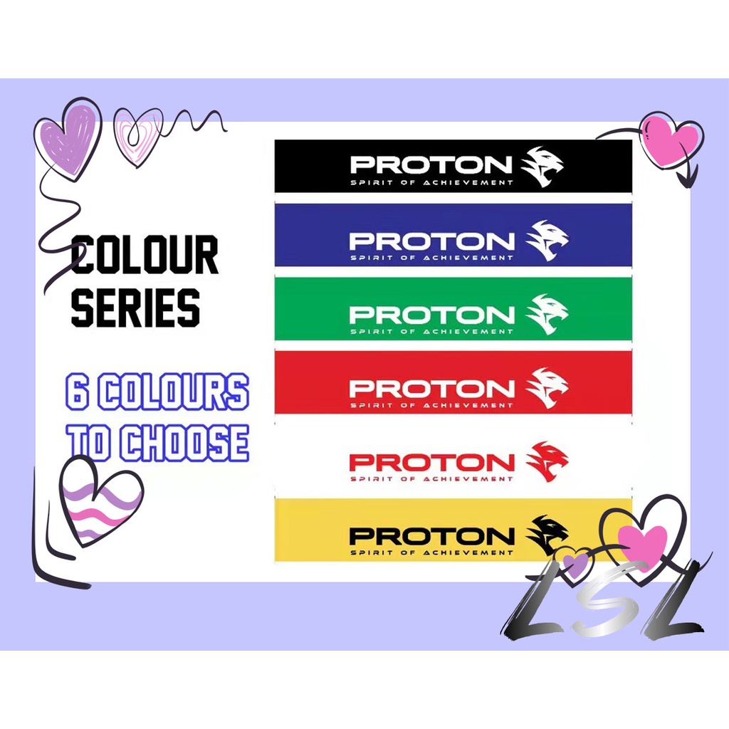 windshield stickers mirror stickers PROTON AXIA MYVI BEZZA BEZZA ALZA ...