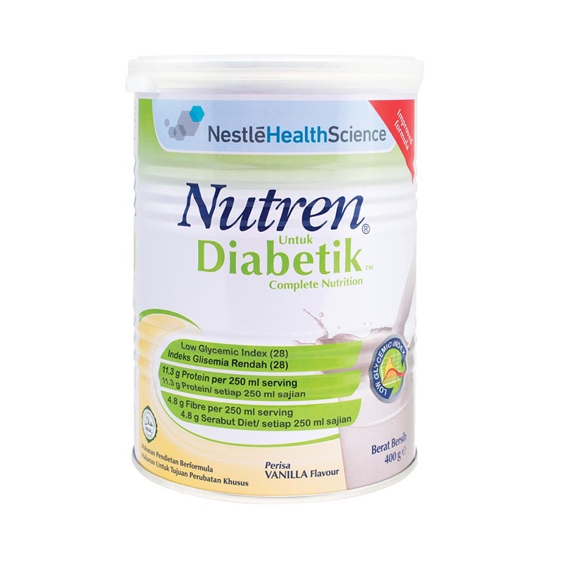 Nestle Nutren Diabetik 400g Diabetes Formula Shopee Malaysia