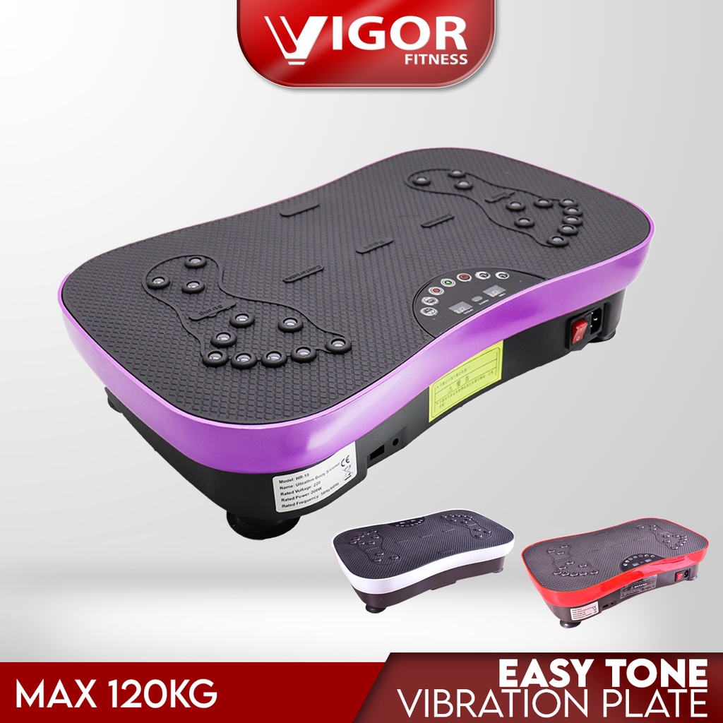 Vigor Fitness Slimming Easy Tone Vibration Plate Shaker / Penggoncang  Piring Getaran Slimming Easy Tone