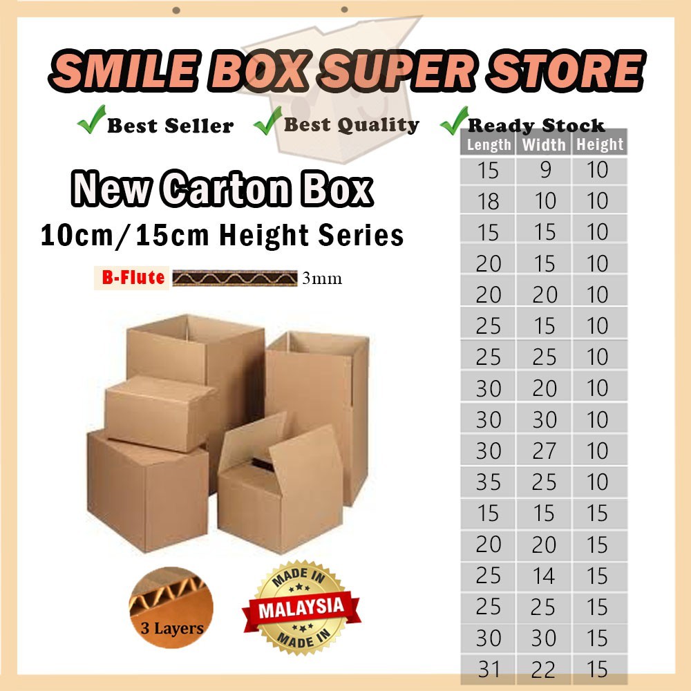 Kotak Carton Box Packaging Box Packing Box Paper Boxes | Shopee Malaysia