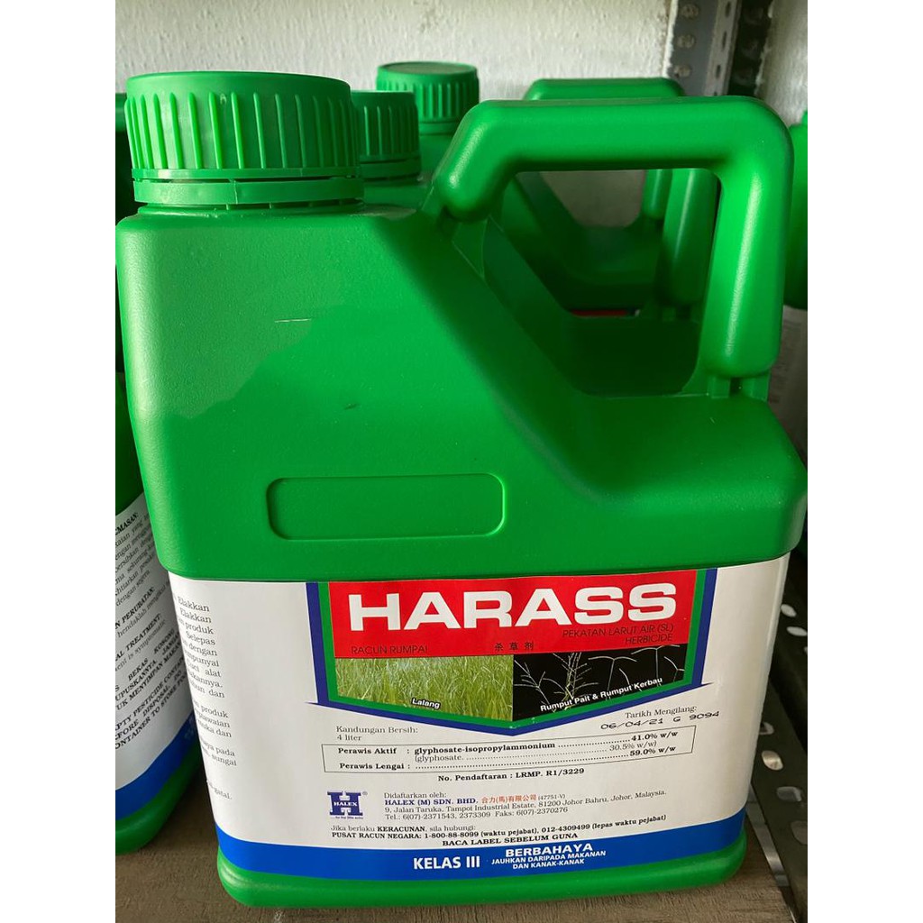 Racun Rumpai HARRASS 4L | Shopee Malaysia