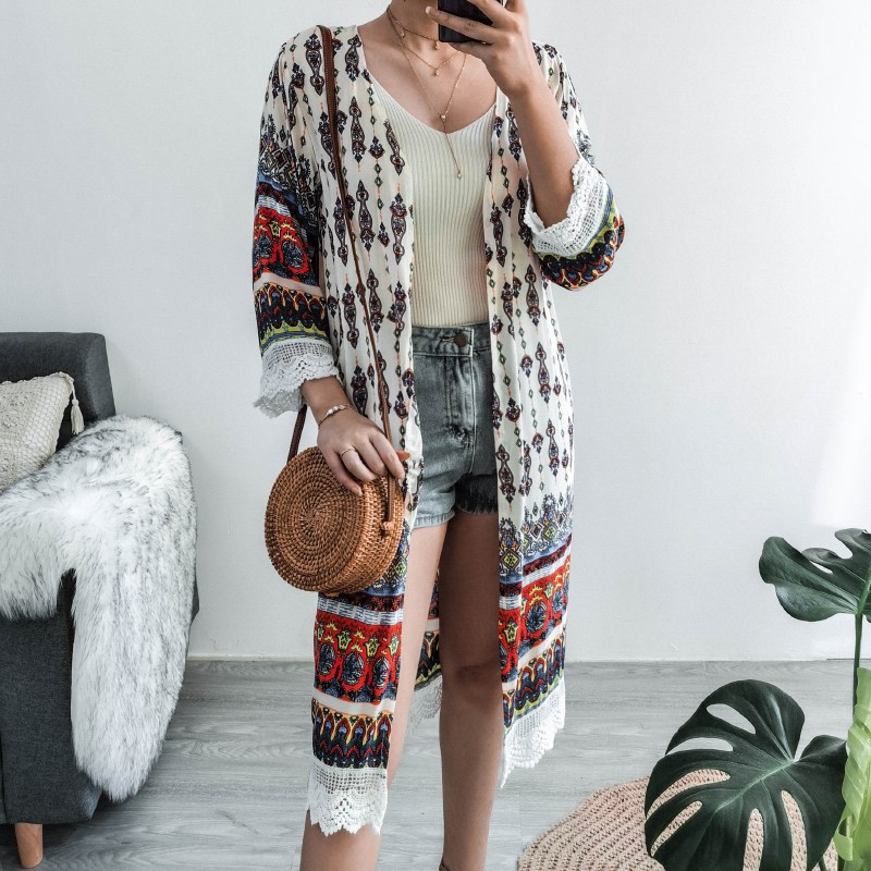 Cardigan bohemian on sale