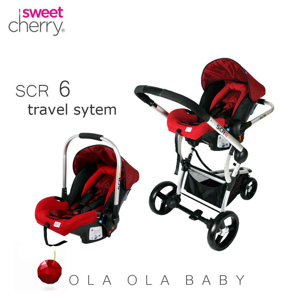 Sweet Cherry SCR6 SCR7 Travel System PM to get more discount Shopee Malaysia