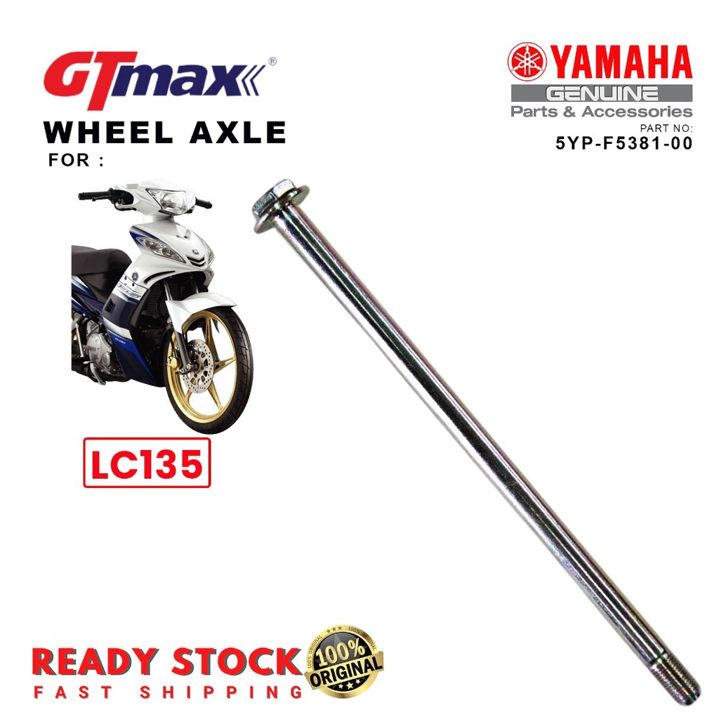 135LC AXLE WHEEL 135LC TYRE SHAFT 135LC REAR WHEEL SHAFT [100% ORIGINAL ...