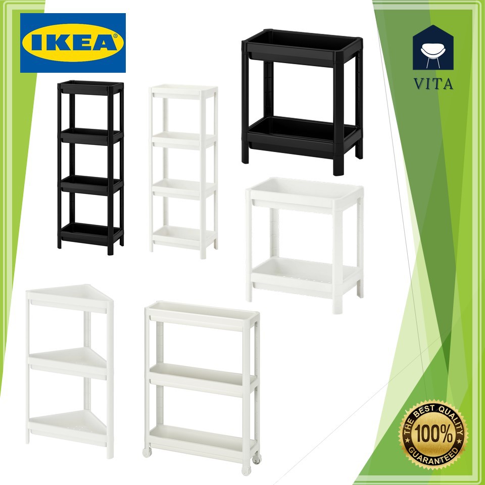IKEA VESKEN Shelf Unit, Corner Shelf Unit, Trolley / Unit ParaPara