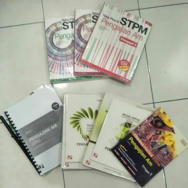 STPM pengajian am books combo without pearson PA sem 3, LP sem 2+free ...