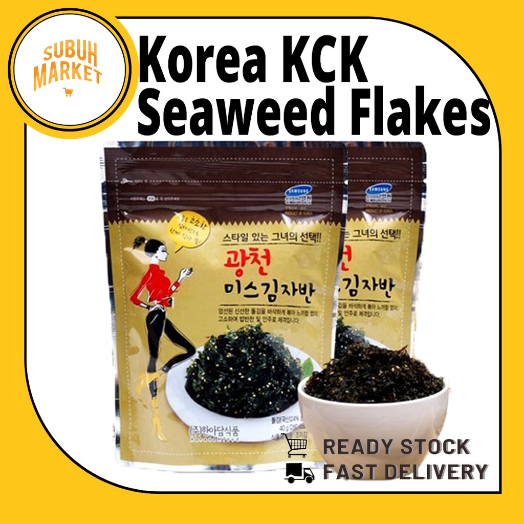 Korea KCK Seaweed Flakes 40g (Original/ Shrimp & Anchovy/ Almond