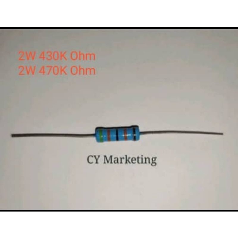 2w 430k 2W 150K 2w 470k ohm RESISTOR =5 or 10PCS | Shopee Malaysia