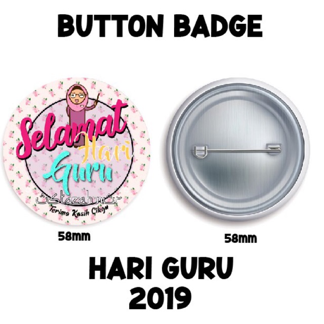 Selamat Hari Guru Button Badge | Shopee Malaysia