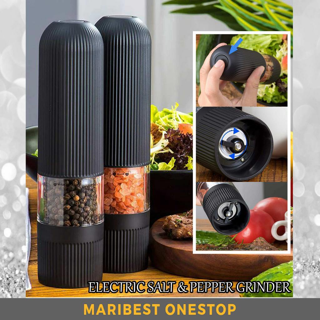 ZX D38 ELECTRIC SALT PEPPER GRINDER Kitchen Cordless Battery